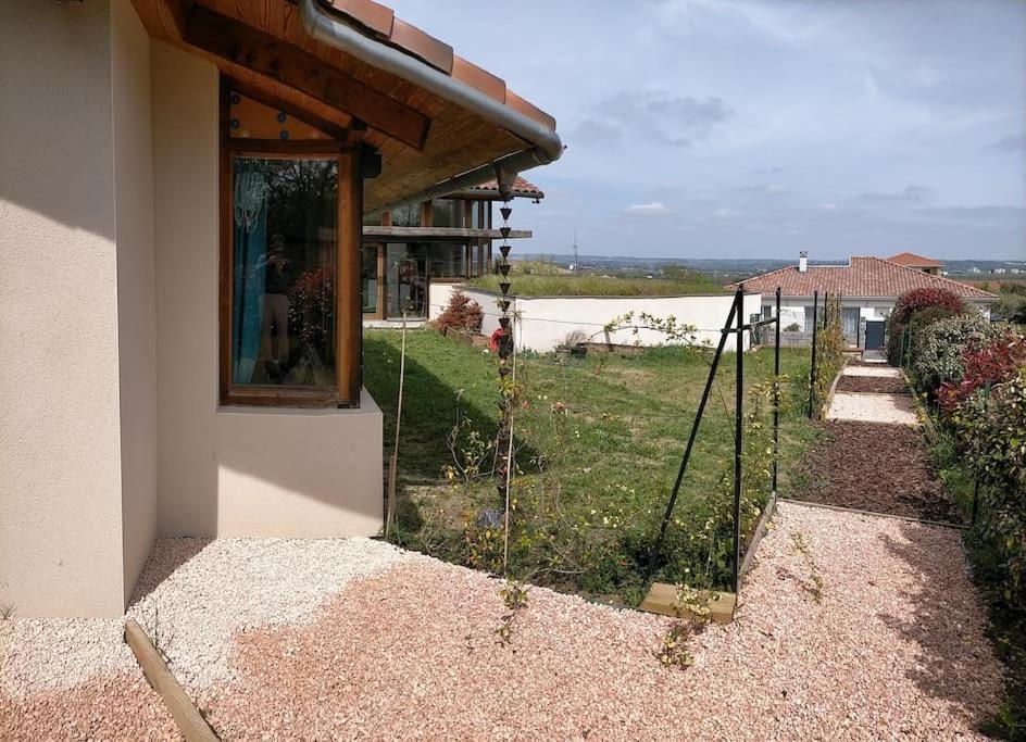 Studio Ambiance Verdoyante Et Vue Sur La Vallee Auzeville-Tolosane Exterior foto
